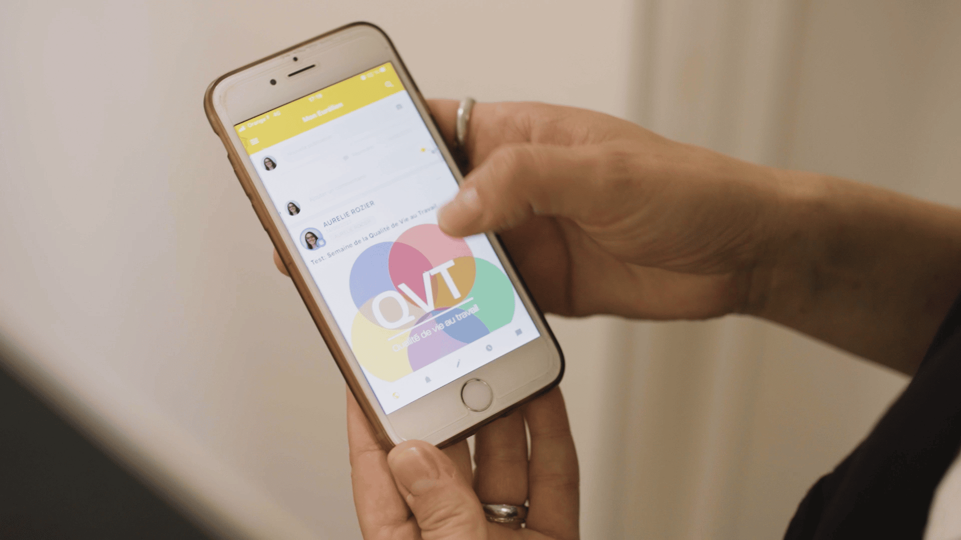 L'application mobile Jamespot