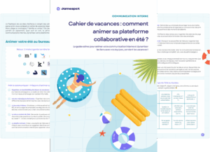 Le cahier de vacances Jamespot : comment animer sa plateforme collaborative en été ?