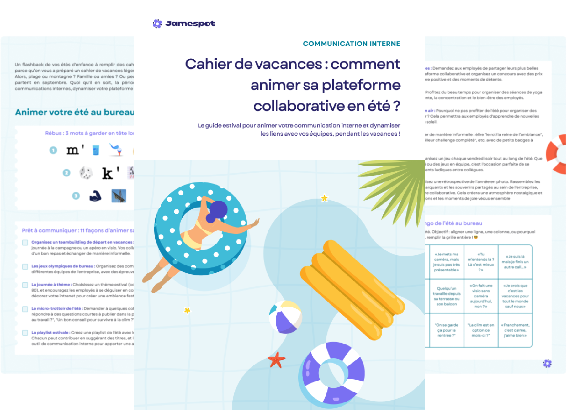 Le cahier de vacances Jamespot : comment animer sa plateforme collaborative en été ?