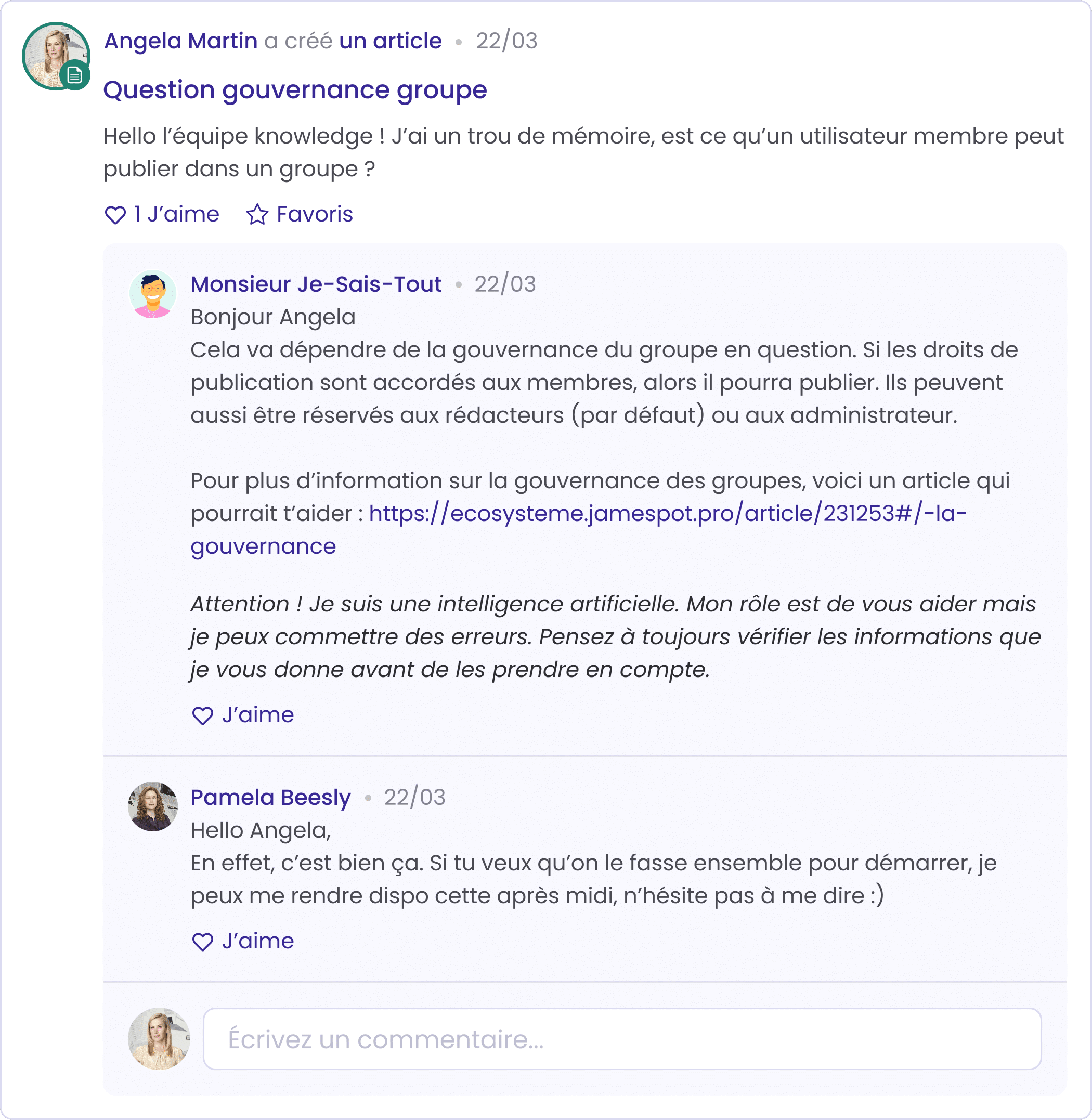 Les Extrabots de Jamespot : des agents IA autonomes au coeur de la plateforme Jamespot
