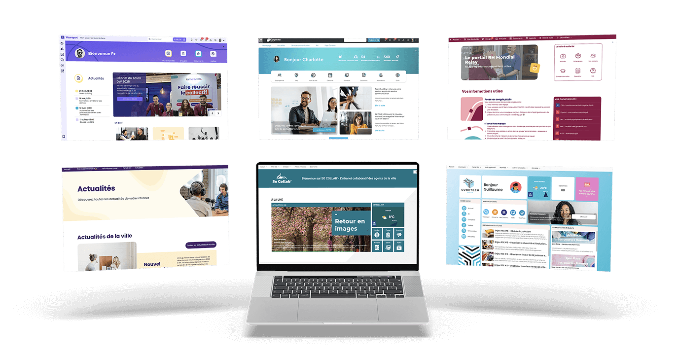 La personnalisation de la page d'accueil Jamespot
