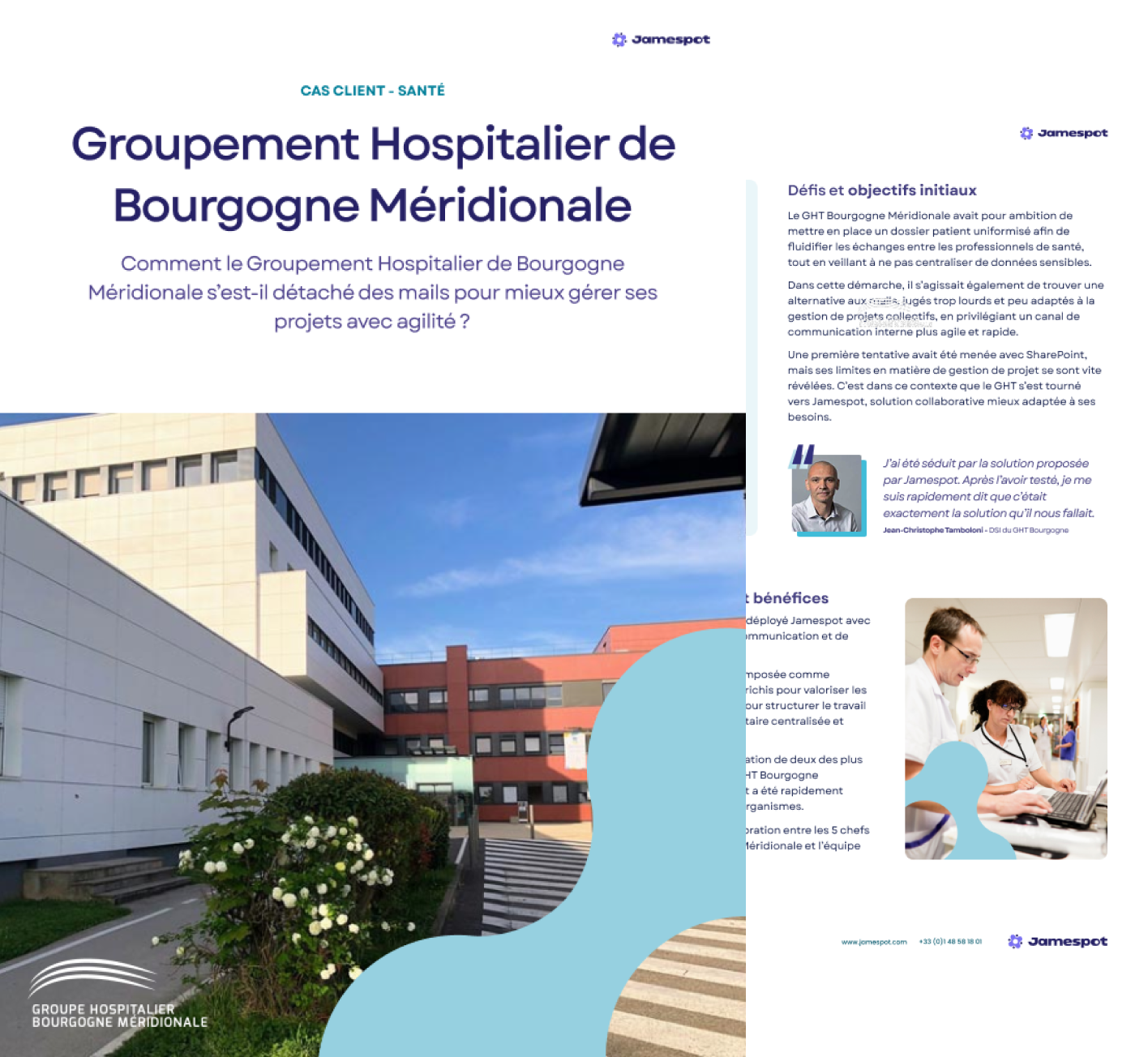 Téloignages clients - Groupement Hospitalier de Bourgogne Méridionale