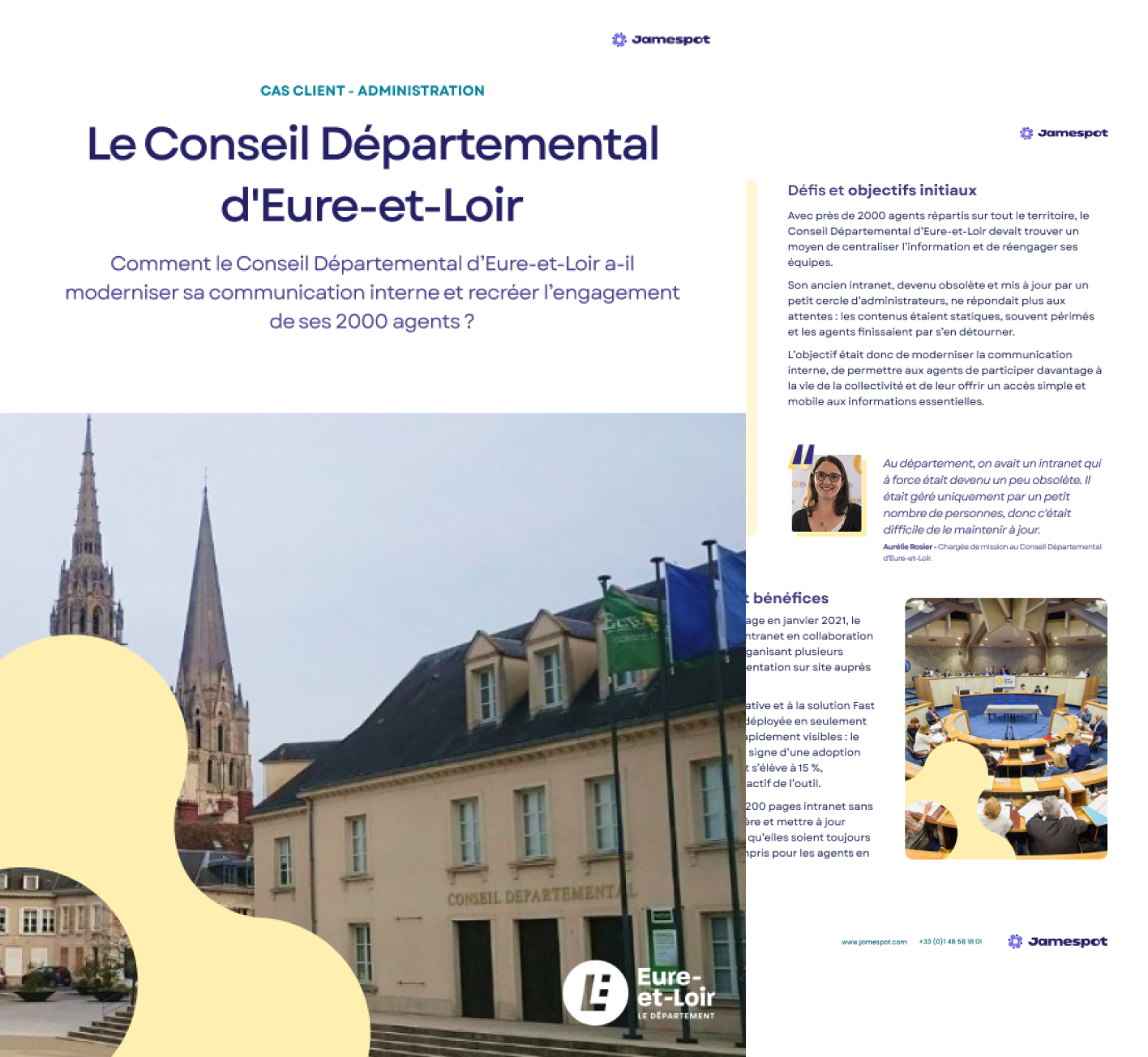 Témoignages clients - Le Conseil Départemental d'Eure-et-Loir - Jamespot