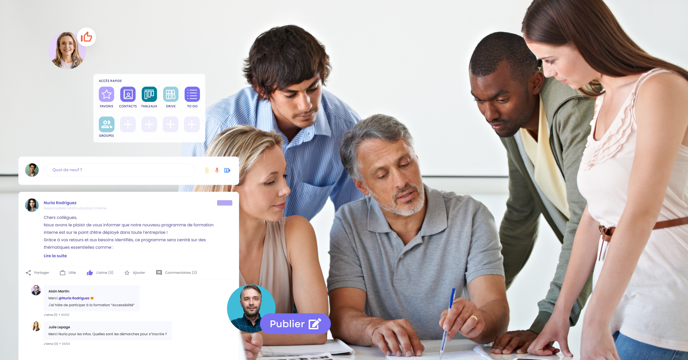 Rendez la communication interne de votre entreprise visible grâce à Jamespot
