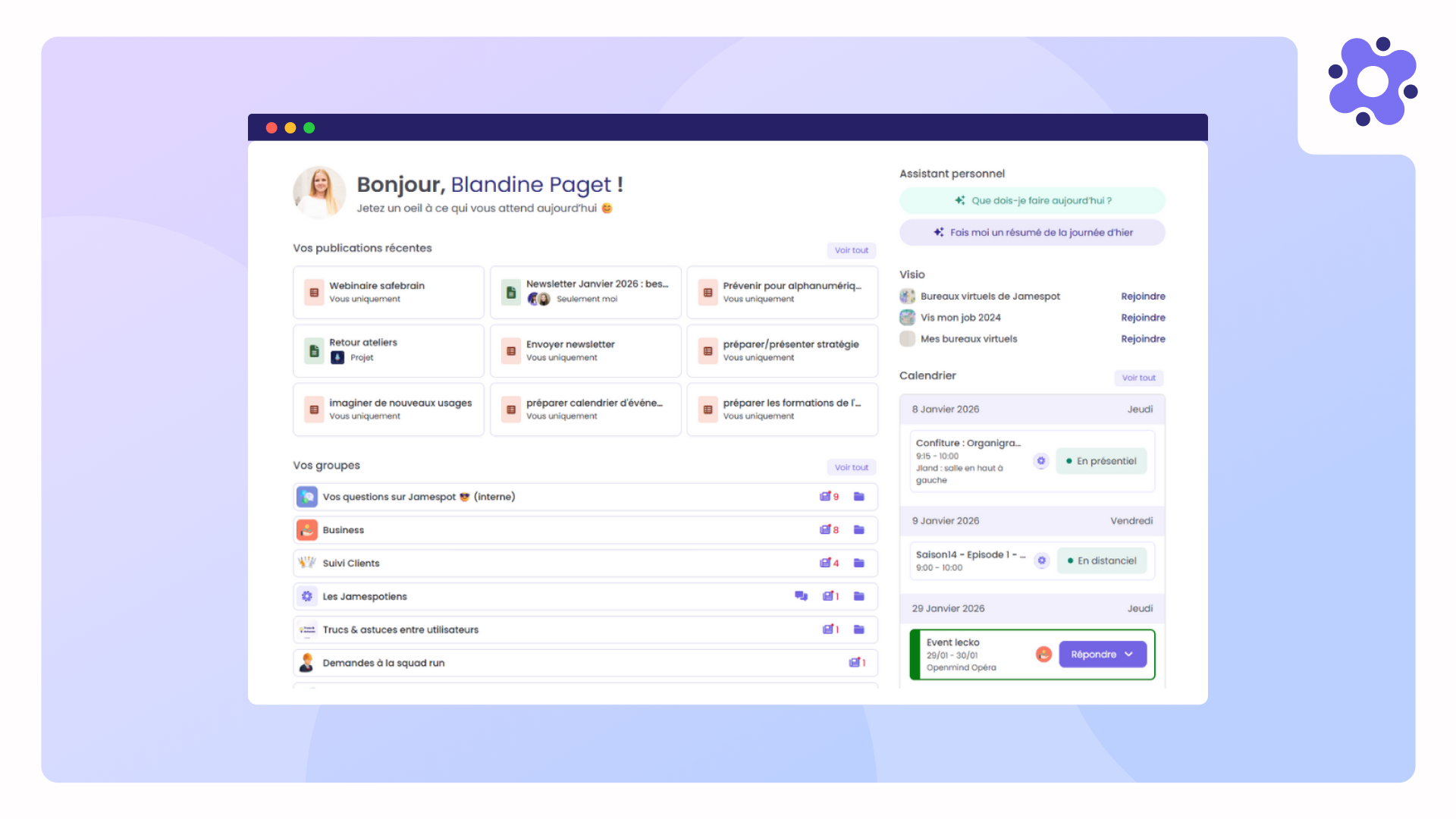 Team Work, la suite bureautique