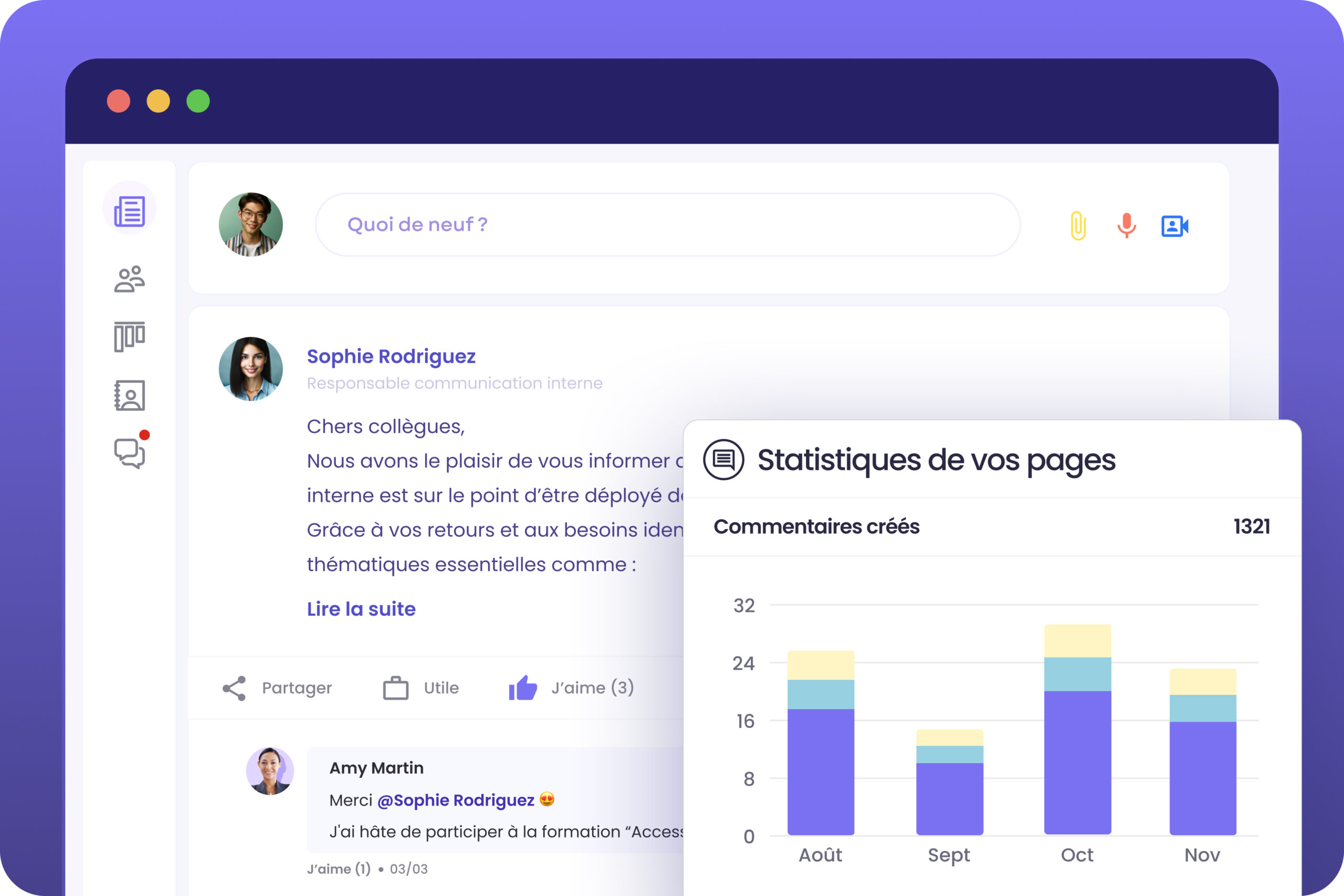 Communication interne - Jamespot