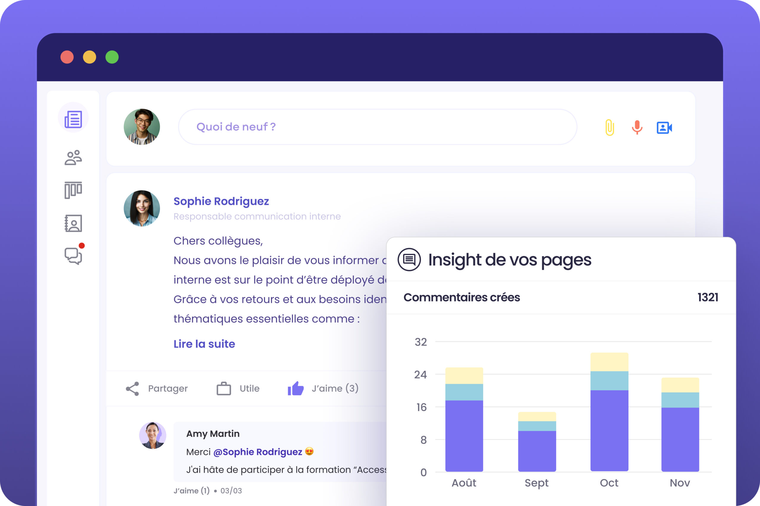 Communication interne - Jamespot