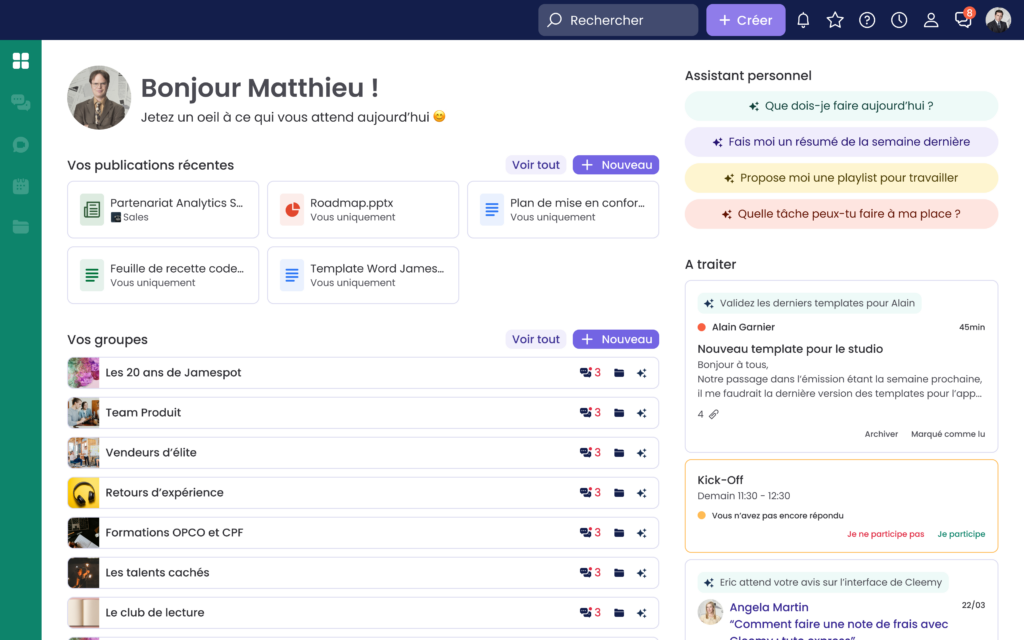 TeamWork, la suite bureautique souveraine de Jamespot