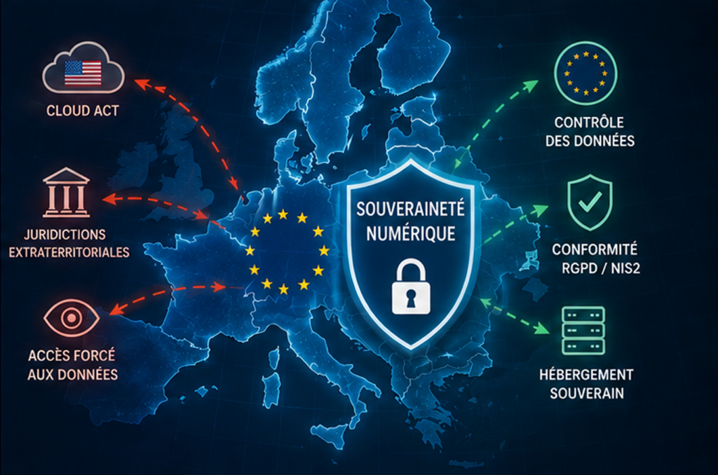 Un acteur utilisant Microsoft 365, Google Workspace ou AWS, même hébergé en région européenne, n'est pas à l'abri d'une injonction CLOUD Act. Ses données peuvent être transmises aux autorités américaines sans notification préalable, et sans recours possible devant les juridictions européennes.