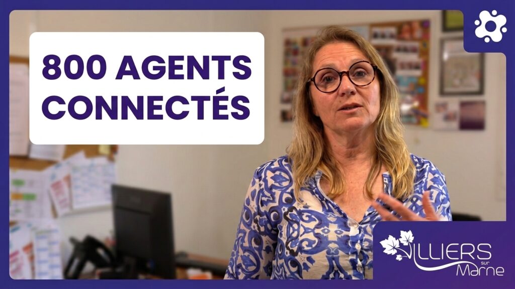 Sandrine Hecht, responsable de la communication interne de la Mairie de Villiers-sur-Marne, témoigne en vidéo sur le déploiement de Jamespot