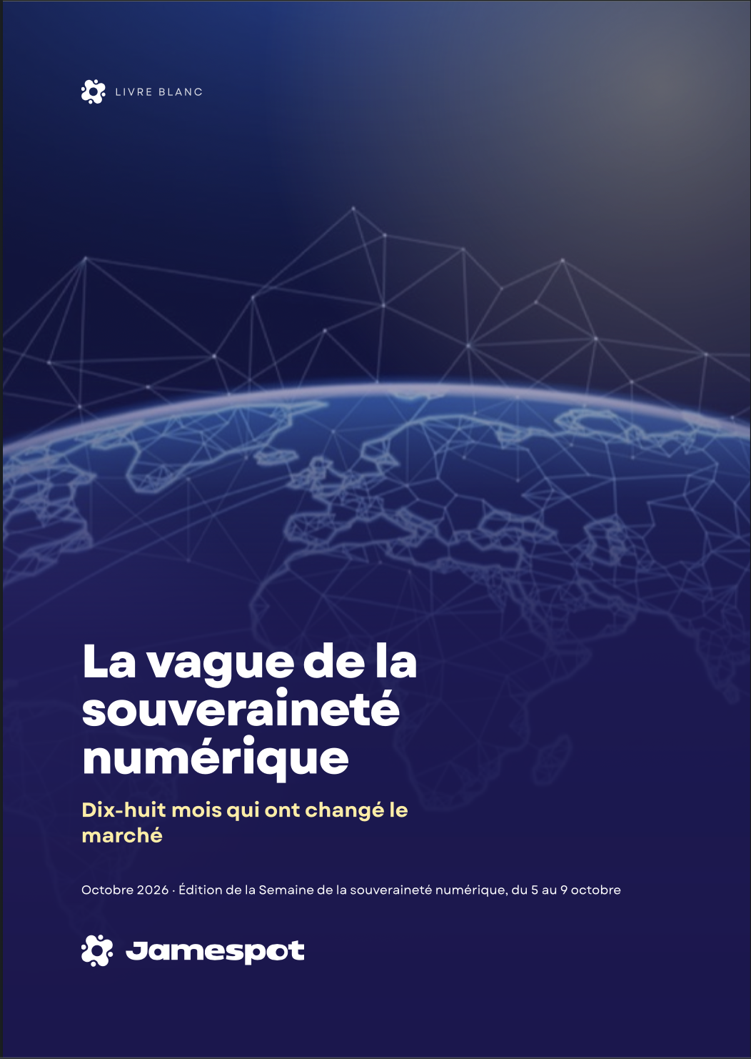 Couverture du livre blanc « La vague de la souveraineté numérique : dix-huit mois qui ont changé le marché »